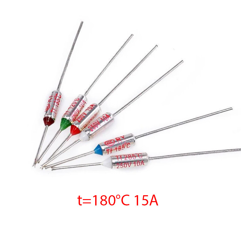 Термозапобіжник 180°C 15A, 250V - Термозапобіжники універсальні, фото 1