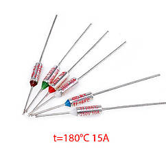Термозапобіжник 180°C 15A, 250V - Термозапобіжники універсальні
