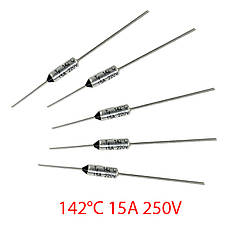 Термозапобіжник 142 градусів 15A 250V - Термозапобіжники універсальні