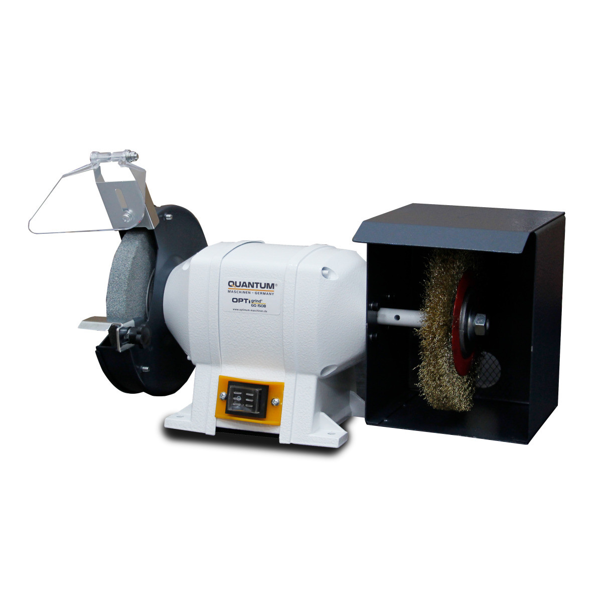 Точильний верстат комбінований QuantumqGQ 150 B/ точильно-шліфувальний, фото 1