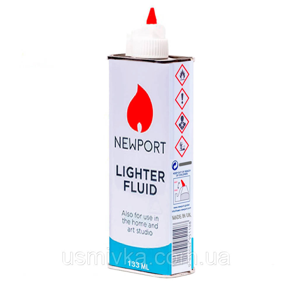 Англійський бензин Newport для заправки запальничок бензин для запальнички Newport 133ml, фото 1