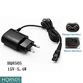 Зарядний пристрій для Philips HQ8505 HQ8500 HQ8000 HQ7100 HQ642 RQ1005 RQ1150 RQ1260 HS8420 AT610 PT710 15V