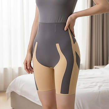Корегуюча білизна з утяжкою (розмір М-XL) Бежевий / Стягуюча білизна коригуюча / Стягуючі панталони