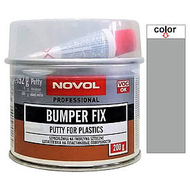 Шпаклівка по пластику сіра Novol Bumper Fix 192+8г