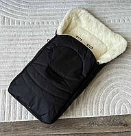 Зимовий конверт на овчині в коляку,санки, конверт в санки Angelok-child