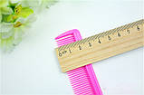 Гребінець для волосся з гострою ручкою для створення проділів, фото 2