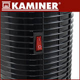 Колонний тепловентилятор KAMINER 26401 IGNISSE 2000 Вт з ефектом каміна та пультом ДК — електрообігрівач із дисплеєм і таймером, фото 6