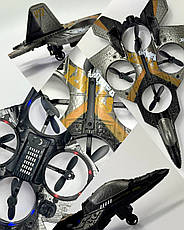 4DRC V17 Grey Shadow — дрон-літак із підсвіткою, міцним корпусом і простим керуванням, фото 4