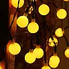 Сонячна садова гірлянда Сонячні ліхтарі 100x світлодіодні лампочки Декоративні кулі 16 м 3000K SOLIX, фото 7