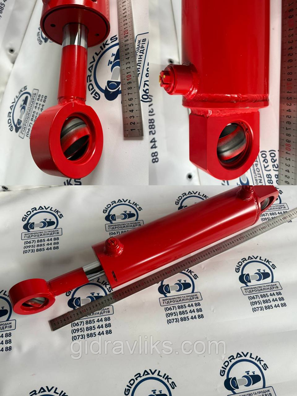 Гідроциліндр повороту трактора до 700 (БДМ-6) К-744, К-700 ГЦ125.50.400 МС125/50х400-3(4).11(797), фото 1