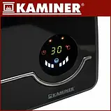Повітряна завіса Kaminer AIRO 2000 Вт (Wi-Fi, пульт, таймер, ECO) — настінний керамічний обігрівач з LED-дисплеєм, фото 4
