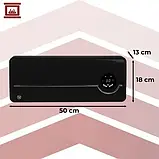 Повітряна завіса Kaminer AIRO 2000 Вт (Wi-Fi, пульт, таймер, ECO) — настінний керамічний обігрівач з LED-дисплеєм, фото 7