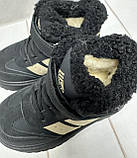 Зимові черевики  на овчині Tom.M чорні 29-32, фото 4