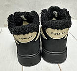 Зимові черевики  на овчині Tom.M чорні 29-32, фото 7