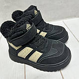 Зимові черевики  на овчині Tom.M чорні 29-32, фото 2