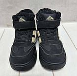 Зимові черевики  на овчині Tom.M чорні 29-32, фото 5
