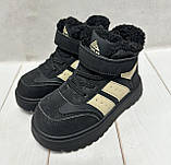 Зимові черевики  на овчині Tom.M чорні 29-32, фото 3