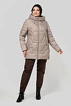Жіноча зимова куртка-пуховик прямого силуету Мадейра р-ри 50-60, фото 2