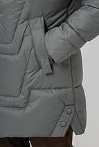 Жіноча зимова куртка-пуховик прямого силуету Мадейра р-ри 50-60, фото 5