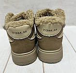 Зимові черевики на овчині Tom.M коричневі 28-32, фото 7