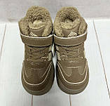 Зимові черевики на овчині Tom.M коричневі 28-32, фото 5