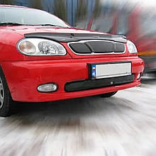 Зимова накладка в рещітку / заглушка в рещітку зимова на Daewoo Lanos / Део Ланос нижня HEKO