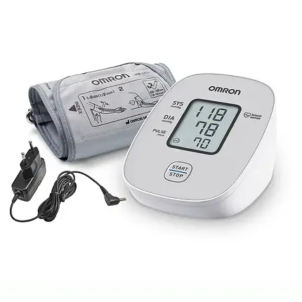 Тонометр автоматичний OMRON M2 Basic (HEM-7121J-E) з адаптером, фото 1