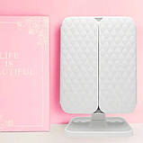 Потрійне косметичне дзеркало сенсорне з LED підсвічуванням XW 810 Світлодіодне дзеркало акумулятора, фото 7