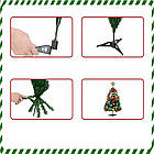 Штучна ялинка 60см, SH-600 / Новорічна пишна ялинка / Ялинка штучна / Новорічна ялинка, фото 8