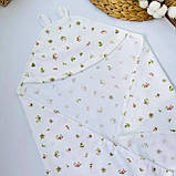 Кутик дитячий новонародженим для/після купання з фланелі 80×80 см, фото 3