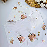 Кутик дитячий новонародженим для/після купання з фланелі 80×80 см, фото 4