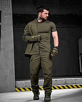 Літній тактичний костюм олива 3в1, армійська форма олива зсу, військовий костюм олива ріп-стоп, osl obs ghr