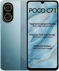 Xiaomi POCO C71 4/128GB Blue Гарантія 1 Рік, фото 3