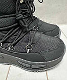 Дитячі підліткові зимові дутики на овчині Jong Golf чорні 32-365, фото 4