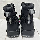 Дитячі підліткові зимові дутики на овчині Jong Golf чорні 32-365, фото 6