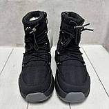 Дитячі підліткові зимові дутики на овчині Jong Golf чорні 32-365, фото 5