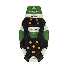 Ледоступи Tribe Walk T-MC-0003-XL-чорний для зимових умов зручні та надійні