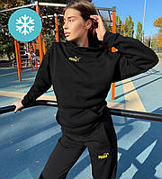 Жіночий зимовий спортивний костюм Puma Пума теплий трикотаж на флісі осінь-зима Туреччина