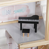 Дерев'яний ляльковий будиночок AVKO Вілла Толедо Pink + меблі, фото 4