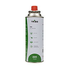 Газовий картридж Tribe цанговий 220 г T-HF-0006 для пальників, упаковка - 28 штук