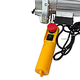 Електричний тельфер 300/600 кг 12 м Helper HP-1006 електролебідка будівельна, фото 2