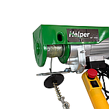 Електричний тельфер 300/600 кг 12 м Helper HP-1006 електролебідка будівельна, фото 7