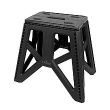 Стілець Tribe Camp Chair High пластиковий T-EF-0002-black легкий складаний