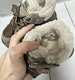 Зимові дитячі кросівки угги Jong Golf 31-37 маломіри коричневі, фото 6