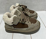 Зимові дитячі кросівки угги Jong Golf 31-37 маломіри коричневі, фото 4