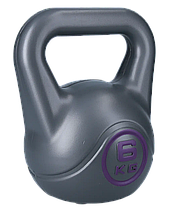 Гиря для кросфіту композитна гиря з вініловим покриттям протиударна гіря спортивна WCG Crossfit 6 кг, фото 3