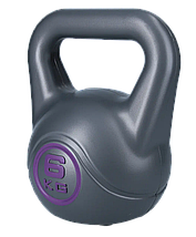 Гиря для кросфіту композитна гиря з вініловим покриттям протиударна гіря спортивна WCG Crossfit 6 кг, фото 4