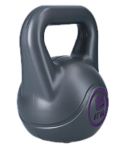 Гиря для кросфіту композитна гиря з вініловим покриттям протиударна гіря спортивна WCG Crossfit 6 кг, фото 5