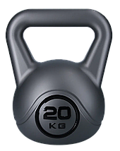 Гиря для кросфіту композитна гиря з вініловим покриттям протиударна гиря спортивна WCG Crossfit 20 кг, фото 2