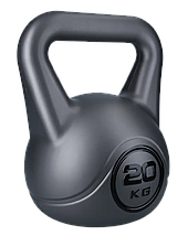 Гиря для кросфіту композитна гиря з вініловим покриттям протиударна гиря спортивна WCG Crossfit 20 кг, фото 3